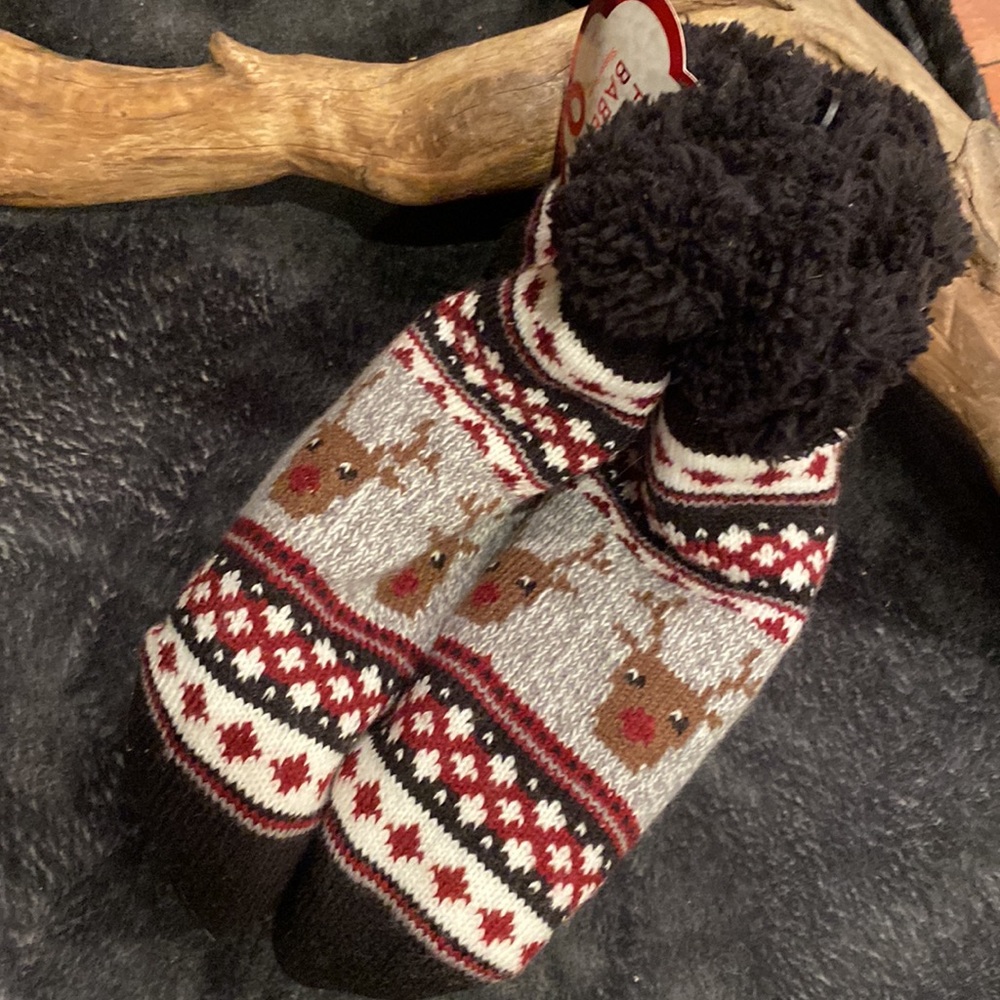 New with tags. NWT. 
FUZZY BABBA.  Slipper Socks.